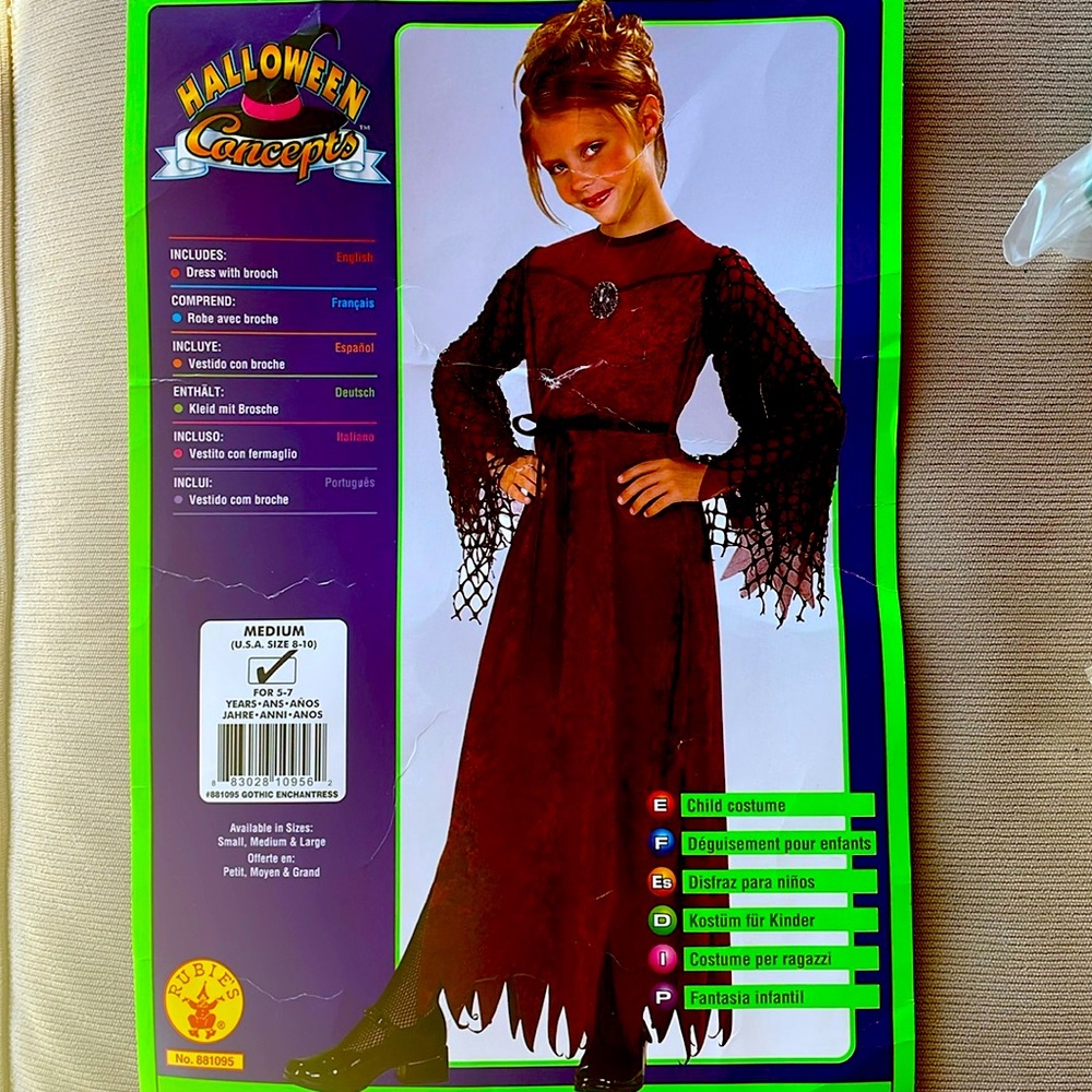 Girls Gothic Enchantress costume